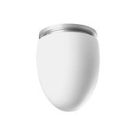 Kruhová - OS MIR46186 MIRA stropní skleněné svítidlo stříbrná / bílá IP41 75W E27 HF (původní kód OS 46186) - OSMONT