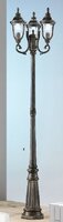 Sloupková - OR AL 11-1123/3 Venkovní sloupkové svítidlo 3x13W, patina, IP44,výška 217cm - ORION