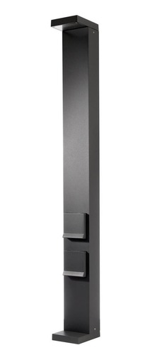 Sloupková - IMPR 733070 Deko-Light sloupek se zásuvkami Lerna 1000, 7,4 W, 3000/4000K, 220-240V 237 lm 120 mm tmavěšedá IP 65 - foto 1