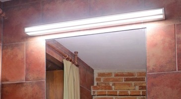 Koupelnová - WD 86-6740-30,B-SB-N Nástěnné svítidlo Roma 4B LED 57W 230V 3000K 6450lm nerez IP44 (86-6740-30, B-SB-N) - ECO-DESIGN