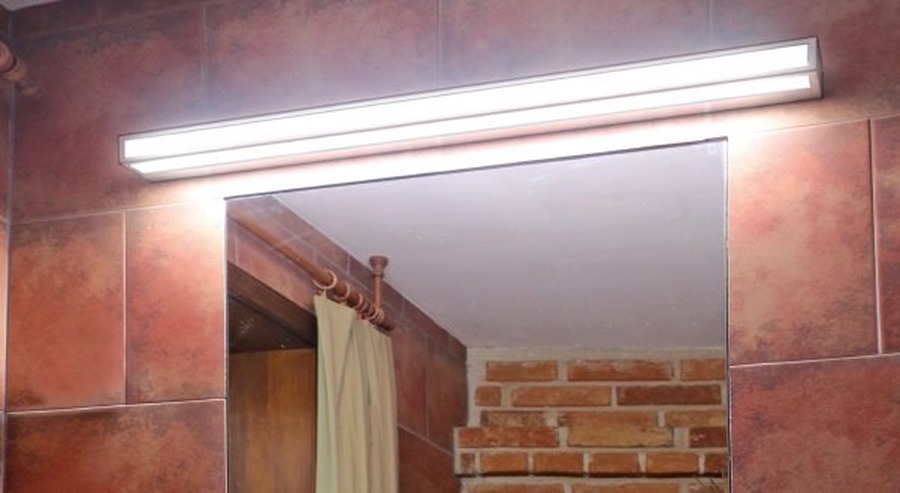 Koupelnová - WD 86-6740-30,B-SB-N Nástěnné svítidlo Roma 4B LED 57W 230V 3000K 6450lm nerez IP44 (86-6740-30, B-SB-N) - ECO-DESIGN - foto 1