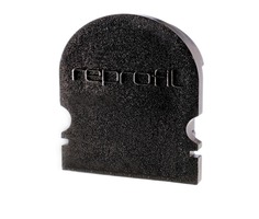 Krytky pro Al profily - IMPR 979612 Koncovka R-AU-02-15 černá 21 mm 2 ks - LIGHT IMPRESSIONS