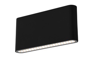 Nástěnná - CEN FRMN-129040 Fasádní LED FORMA černé oboustranné 12W 230V 4000K 820Lm 120d 175x90mm IP54  - CENTURY