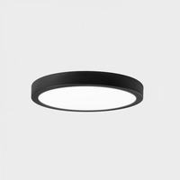 Kruhová - KHL K51700.05.SR.BK-BK.OP.ST.8.30 DISC SLIM stropní svítidlo pr. 400 mm černá 38 W CRI >80 3000K Non-Dimm  - KOHL-Lighting