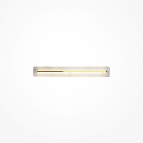 Podélná - M MOD366WL-L14BS3K Nástěnné svítidlo Albatre 3000K 13W teplá bílá 250lm mosaz kov - MAYTONI - foto 1