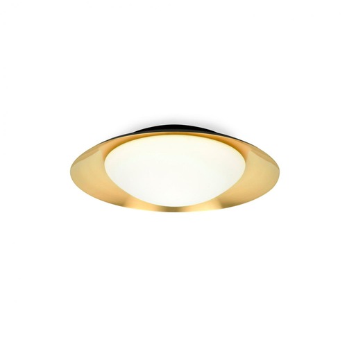 Kruhová - FARO 62142 SIDE 390 stropní svítidlo, černá a zlatá, 15W - FARO - foto 1