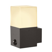 Nástěnná - LA 1006183 GRAFIT E27 square Sensor nástěnné přisazené svítidlo antracit - BIG WHITE (SLV)