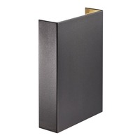 Nástěnná - NOR 2019051003 Venkovní nástěnné svítidlo Fold 15 2x3,5W LED černá čirá - NORDLUX