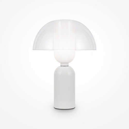 Stolní lampy dekorační - M MOD177TL-01W Stolní lampa Memory E14 40W bílá kov/keramika - MAYTONI - foto 1