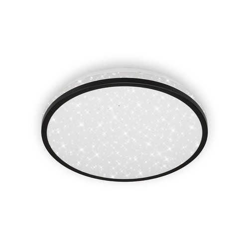 Kruhová - BRI 3403015 LED stropní svítidlo hvězdné nebe, pr. 28 cm, 12 W, černá (starý kód: BRI 3403-015) - BRILONER - foto 1