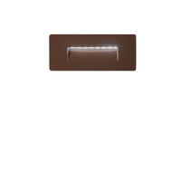 Pro zapuštěná svítidla - FAN INC-STRATOS-506C Kryt pro zápustné svítidlo do zdi STRATOS, bronz, 4.7 x 19 x 8 cm - FANEUROPE
