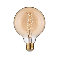 E27 - P 29246 Rustic Shine Standard 230V LED Globe E27 Filament S-Form 4,2W 1800K stmívatelné zlatá - PAULMANN