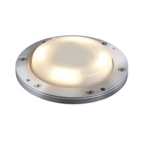 LED moduly - LA 1006171 SMALL PLOT modul LED modul nerezová ocel/matný 3 W 3000 K CRI 80 180° - BIG WHITE (SLV)