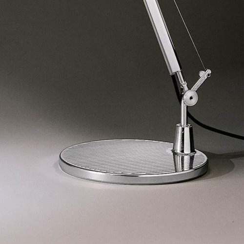 Kotvící prvky, držáky, závěsy - AR A003900 Stolní základna ø cm. 18.5 - hliník Tolomeo Midi Table - ARTEMIDE - foto 1