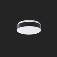Kruhová - OS DEL69506 DELIA C1A stropní/nástěnné plastové svítidlo bílá / bílo - černá IP54 4000 K 1W LED (původní kód OS 69506) - OSMONT