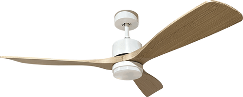 LED stropní svítidla Optonica - LED stropní ventilátor 18W/3CCT bílé dřevo + dálkové ovládání