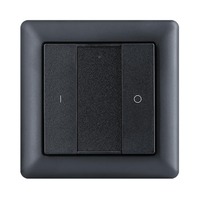 Stmívače - SLC S57001B SmartOne Zigbee 1CH nástěnný panel IP20 černý - TLG