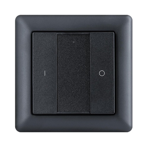 Stmívače - SLC S57001B SmartOne Zigbee 1CH nástěnný panel IP20 černý - TLG - foto 1