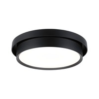Kruhová - P 96780 LED stropní svítidlo 3-krokové-stmívatelné Malik 2700K 230V 13,5W stmívatelné černá mat - PAULMANN