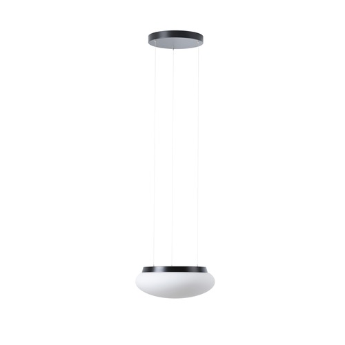 Kruhová - OS ARA71372 ARAKIS LE2 závěsné skleněné svítidlo černá / bílá IP40 3000/4000 K 14W LED DALI (původní kód OS 71372) - OSMONT - foto 1