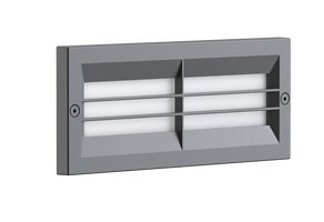 LED nástěnné svítidla - Nástěnná svítidla Hliníková průhledná PC E27 Socket IP54