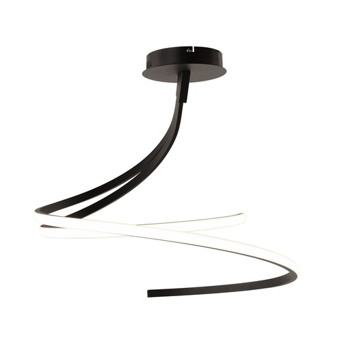 Dekorativní - FAN LED-KINETIC-PL-NER Stropní LED svítidlo KINETIC černá, 40 W, 5440 lm, CCT, 60 x 4 x 58 cm - FANEUROPE - foto 1