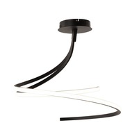Dekorativní - FAN LED-KINETIC-PL-NER Stropní LED svítidlo KINETIC černá, 40 W, 5440 lm, CCT, 60 x 4 x 58 cm - FANEUROPE