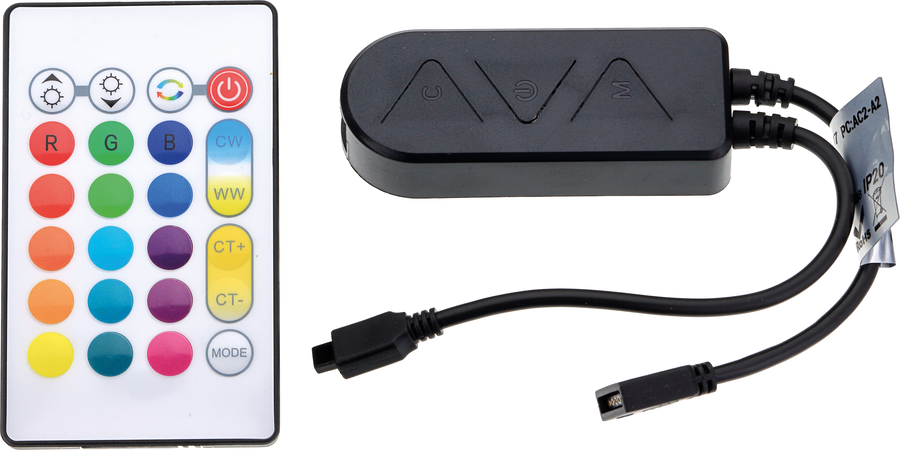 Stmívače a ovladače Optonica - IR 24Keys RGB CCT TUYA Smart Wi-Fi Ble Controller - foto 1