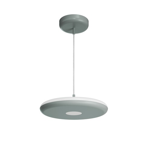Kruhová - OS ZET60076 ZETA ST1 PF závěsné plastové svítidlo šedá / bílá IP40 3000 K 31W LED - OSMONT - foto 1