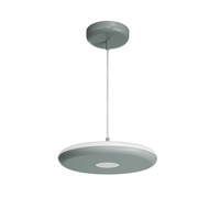 Kruhová - OS ZET60076 ZETA ST1 PF závěsné plastové svítidlo šedá / bílá IP40 3000 K 31W LED - OSMONT