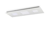 Hranatá - ILUX 255941 LED Stropní přisazené svítidlo Ideal Lux RELAX PL D110 255941 84W 8100lm 3000K IP20 110cm bílé stmívatelné - IDEALLUX