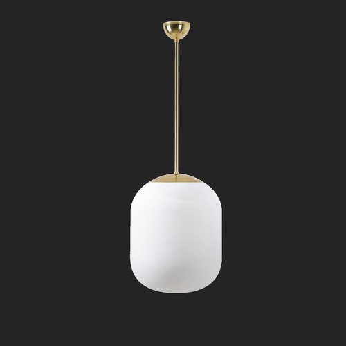 Koule - OS TAN66918 TANIA P1 závěsné skleněné svítidlo mosaz leštěná / bílá IP40 4000 K 27W LED DALI (původní kód OS 66918) - OSMONT - foto 1