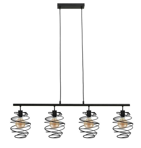Podélná - BRI 4871-045 Závěsné svítidlo, 130 cm, max. 60 W, černá - BRILONER - foto 1