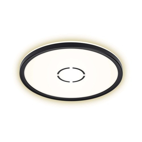 Kruhová - BRI 3391015 Slim svítidlo LED panel, pr. 29,3 cm, 2400 lm, 18 W, černá (starý kód: BRI 3391-015) - BRILONER - foto 1