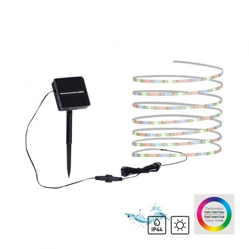 Na baterie - LD 19971-18 TEANIA SOL LED solární LED pásek 8 barevných módů pro venkovní použití IP44 zápich RGB - JUST LIGHT - foto 1