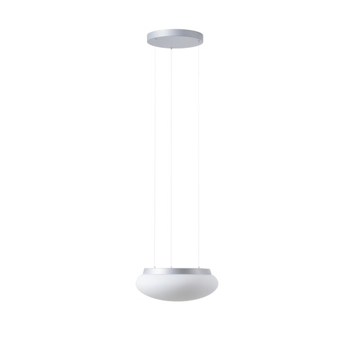Kruhová - OS ARA71370 ARAKIS LE2 závěsné skleněné svítidlo stříbrná / bílá IP40 3000/4000 K 19W LED DALI (původní kód OS 71370) - OSMONT - foto 1