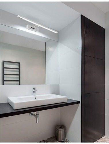 K zrcadlu - NV 8141291 Nástěnné svítidlo nad zrcadlo ROSA chromovaný hliník a akryl LED 8W 230V 4000K IP44 - NOVA LUCE - foto 1