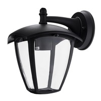 LED zahradní světla - Nástěnné svítidlo Matt Black 1xE27