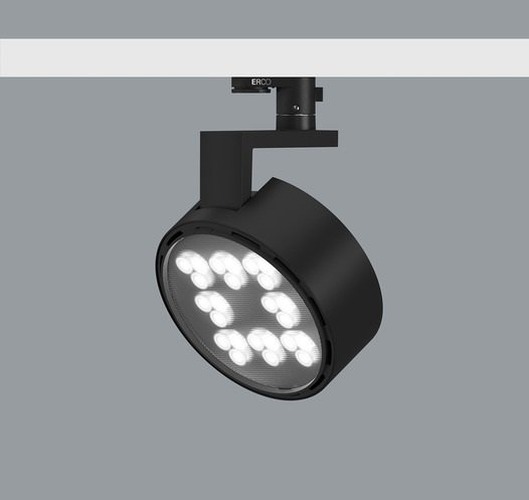 Svítidla - ERCO 1020767000 Svítidlo Parscan Lens wallwasher do lišty LED 56W 4659lm 4000K Version 4 1220767104 Black - ERCO - foto 1