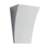 Dekorativní - FAN I-ALMA-AP SIL Nástěnné svítidlo Alma, stříbrné, 2 x G9, 19 x 10 x 25 cm - FANEUROPE