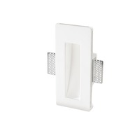 Hranatá - FAN I-ARIEL-QL1 Zápustné svítidlo Ariel A Parete, bílé, 1 x GU10 Mini, 11 x 24,5 x 5,5 cm - FANEUROPE