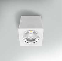 Downlight - CEN QBBI-2513130 Stropní svítidlo LED QUBE BÍLÉ 131x131x133mm 25W 230V 3000K 45d IP20 - CENTURY