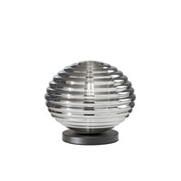 Stolní lampy dekorační - FAN I-RIPPLE-L32-NER Stolní lampa Lumetto Ripple černá, patice E27, 32 x 32 x 28 cm - FANEUROPE