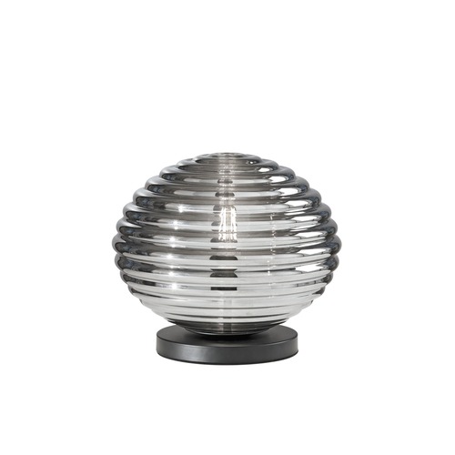 Stolní lampy dekorační - FAN I-RIPPLE-L32-NER Stolní lampa Lumetto Ripple černá, patice E27, 32 x 32 x 28 cm - FANEUROPE - foto 1