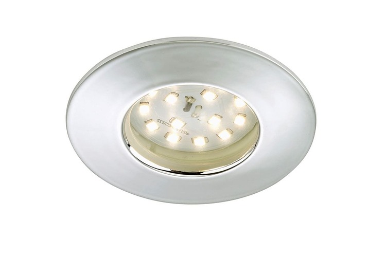 Kruhová - BRI 7204-018 LED vestavné svítidlo, pr. 7,5 cm, chrom - BRILONER - foto 1