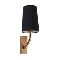 Dekorativní - FARO 29681-21 REM nástěnná lampa, starozlatá/černá - FARO