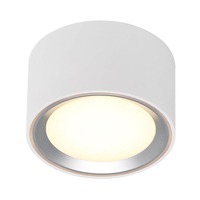Kruhová - NOR 47540132 Přisazené downlight svítidlo Fallon 1x8,5W LED bílá kartáč. ocel - NORDLUX