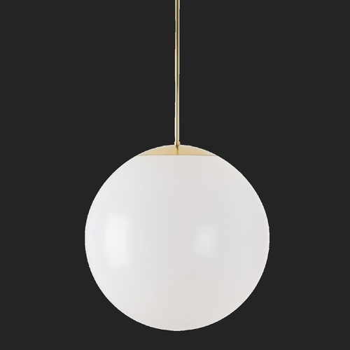Nouzové osvětlení - OS ISI72650 ISIS P4 PM HP závěsné plastové svítidlo mosaz leštěná / bílá IP40 4000 K 58W LED nouzové kombinované 3 h (původní kód OS 72650) - OSMONT - foto 1