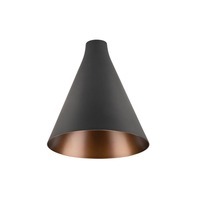 Stínidla, kryty, clony - LA 1007532 LALU® CONE 15 stínidlo svítidla, mix &amp; match, V: 17 cm, černá - BIG WHITE (SLV)