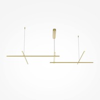 Dekorativní - M MOD278PL-L86G3K1 Závěsné svítidlo Radiance 3000K 80W 1900lm zlatá hliník teplá bílá - MAYTONI